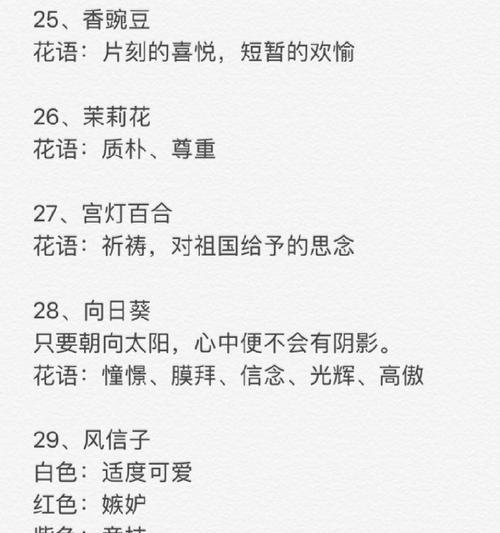 齐妙花语密语代表什么含义？如何正确解读？