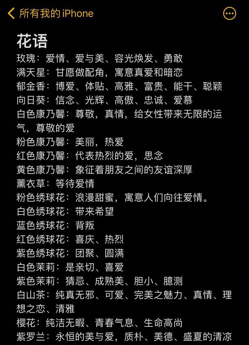 虚伪高傲的花语是什么？