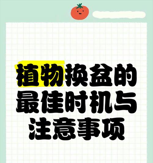 植物换盆的最佳季节是什么时候？