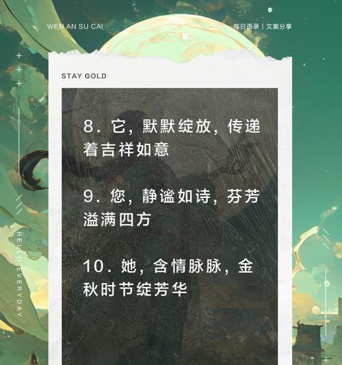 日本桂花的花语是什么？如何表达爱意？