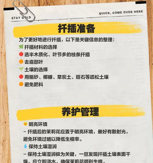 茉莉插花的正确方法是什么？怎样保持新鲜？