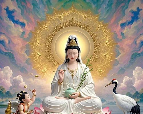 金色象征白衣菩萨的花代表什么含义？