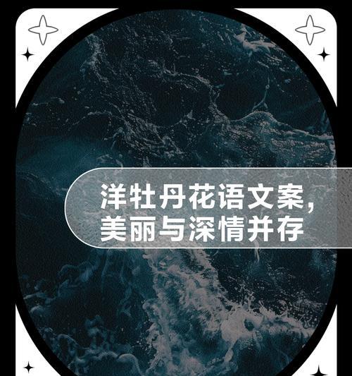 洋牡丹的花语和所有含义是什么？