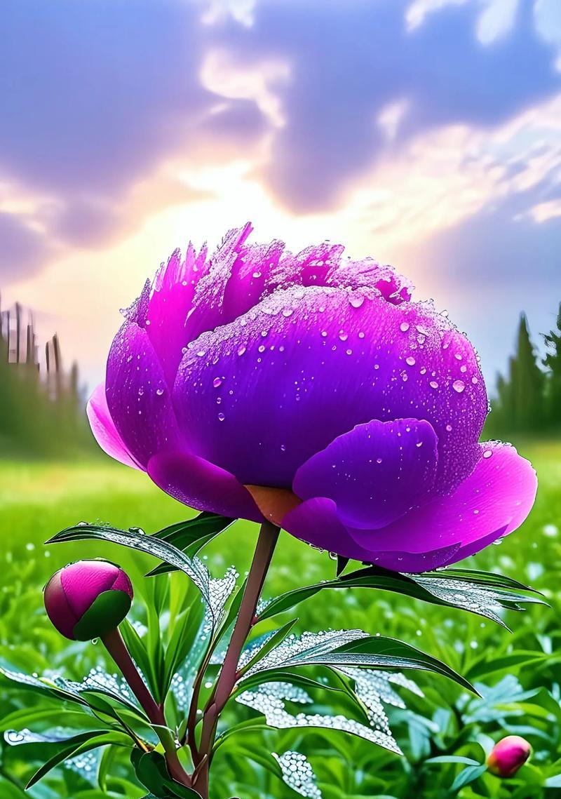 紫色牡丹花代表什么？牡丹花颜色的象征意义？