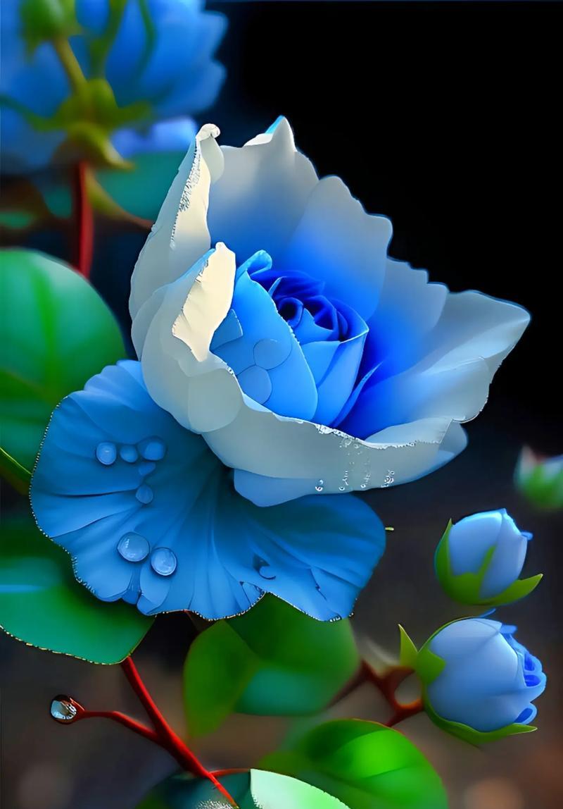 蓝色的花象征着什么？蓝色的花的寓意是什么？
