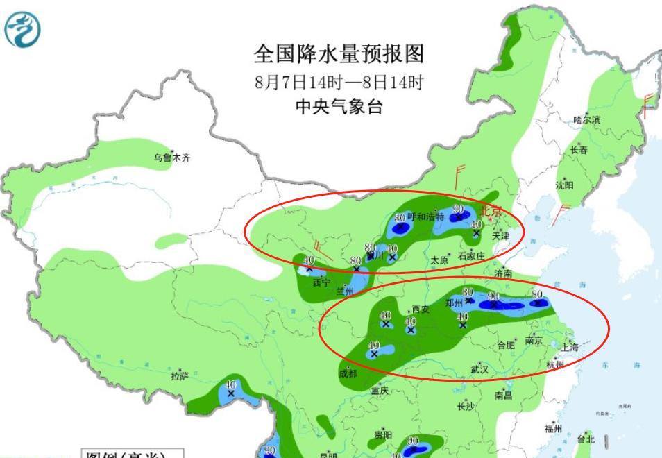 最新天气：立秋节气，北方地区降雨还将持续，主要分布如下地区！